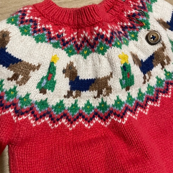 BABY BODEN 3/6 Holiday sweater - Picture 3 of 5